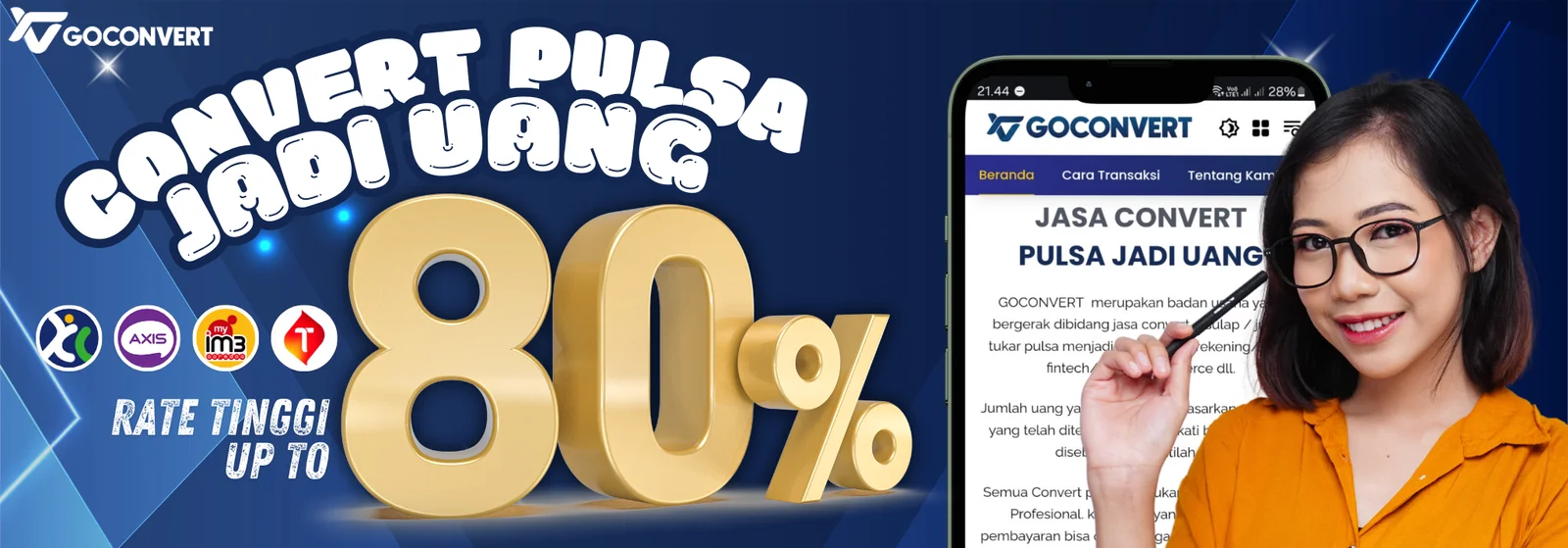 Top Up CONVERT PULSA Termurah, Bisa Pakai Pulsa & Terpercaya