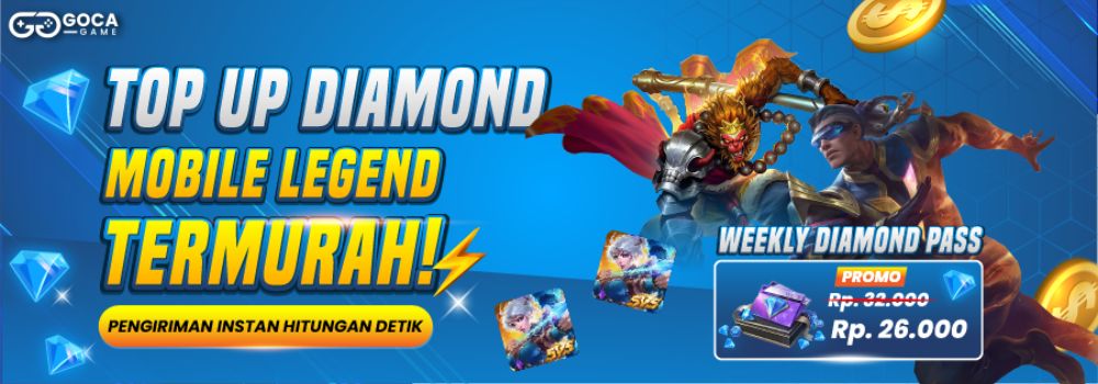 Top Up MOBILE LEGENDS II Termurah, Bisa Pakai Pulsa & Terpercaya